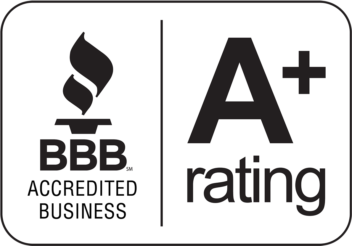 Accredited A+ with Better Business Bureau